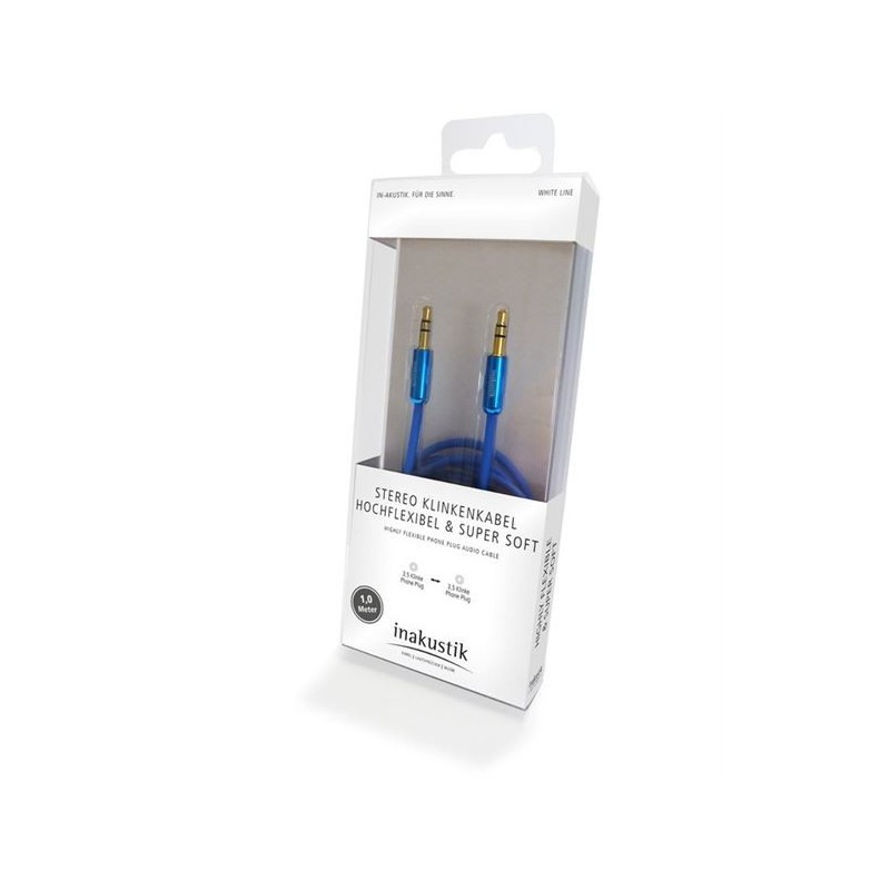 Câble jack 3.5mm - jack 3.5mm (1.0m) - 1043001 Câble jack 3.5mm - jack 3.5mm (1.0m) - 1043001