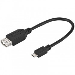 Câble USB A femelle - USB microB (20cm) - USB-20ABMC