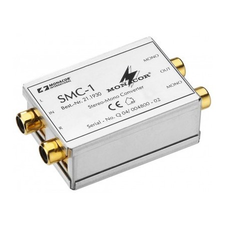 Convertisseur 1 x stéréo vers 2 x mono (RCA) - SMC-1