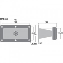 Piezo 80 mm x 187 mm | MPT-025