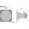 Piezo 85 mm x 85 mm | MPT-005