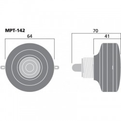 Piezo screw diameter 65 mm | MPT-142