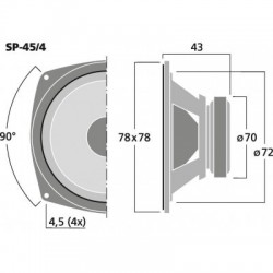 SP 45 4ohm