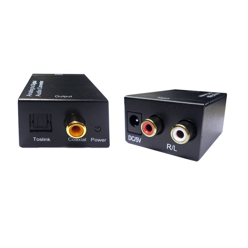 Convertisseur audio analogique-numérique RCA vers optique avec