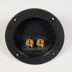 Round terminal block gold plated 105 mm | WT-D105-G