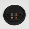 Bornier rond plaqué or 105 mm - WT-D105-G