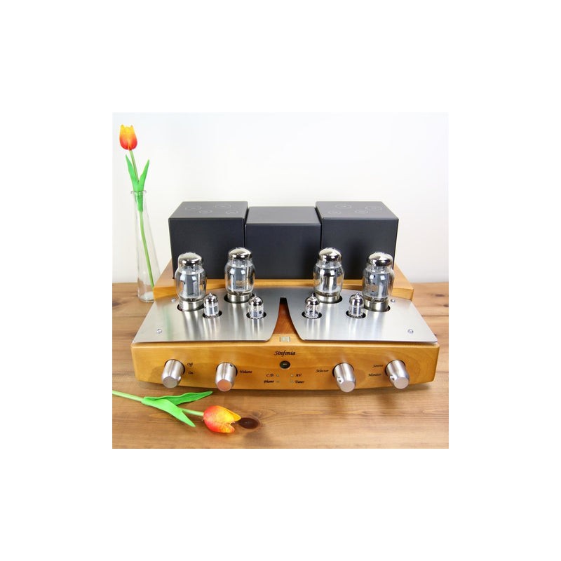 Sinfonia - Ampli intégré lampe (ECC 82 - ECC 83 - KT 88) - 2 x 25W Sinfonia - Ampli intégré lampe (ECC 82 - ECC 83 - KT 88) - 2 x 25W