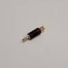 Fiche banane plaquée or à serrage coaxial (à l'unité)