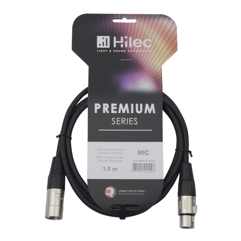 Câble XLR - Premium series - 1,5m