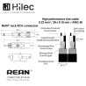 Câble Jack 6,35 (x2) - RCA (x2) - Premium series - 1,5m