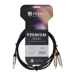 Câble Jack 3,5 - RCA (x2) - Premium series - 1,5m