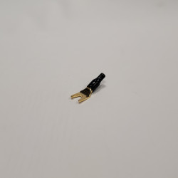 Fourche à visser cuivre plaquée or - 1.5 à 2.8 mm² (à l'unité)